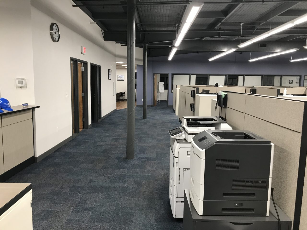 commercial office cleaning finished